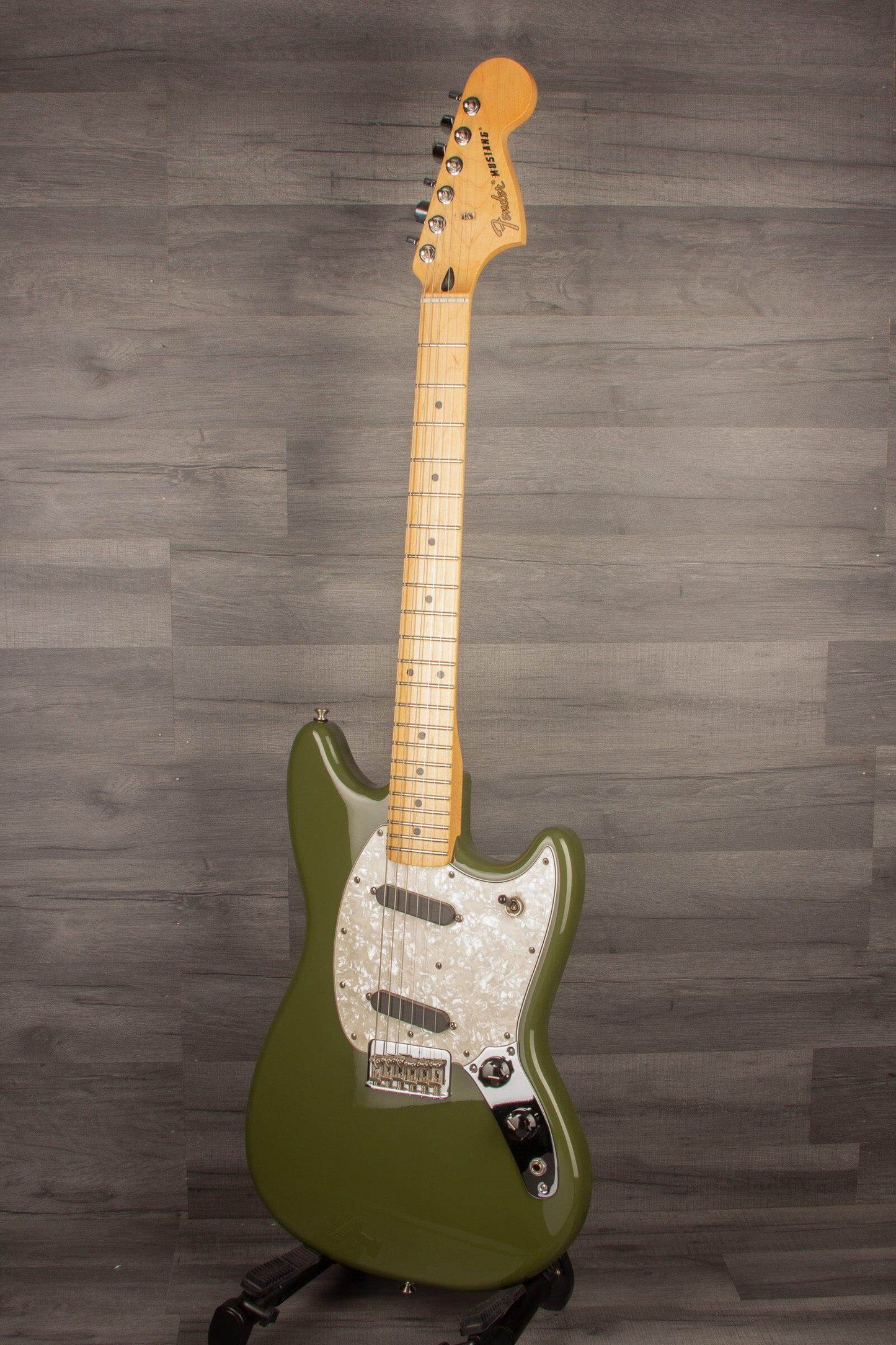 USED - Fender Mustang Olive Green