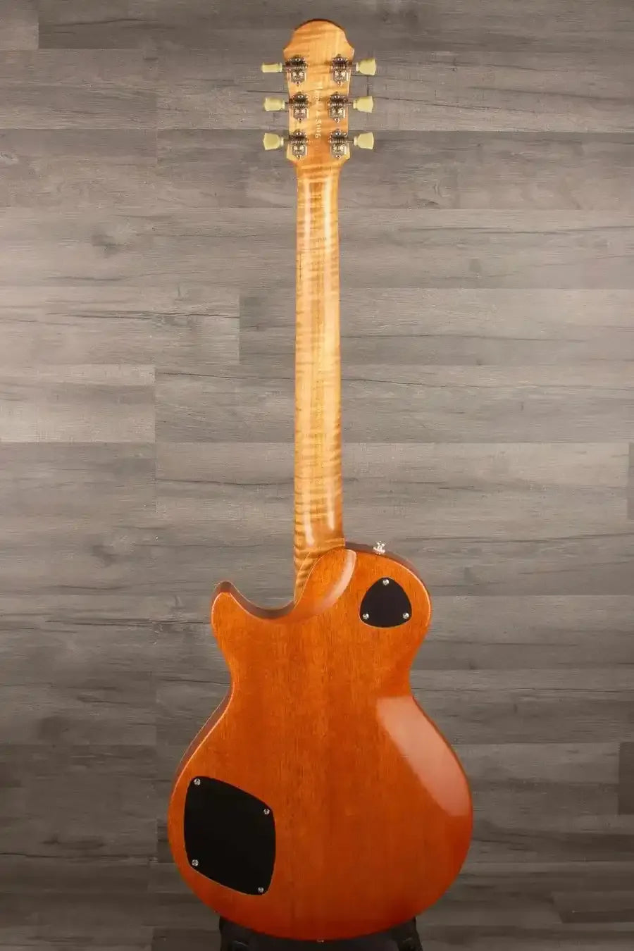 Patrick James Eggle Macon Carved Top SC Electric Guitar (#31116) - Roasted Maple Neck, P90 Deco Pickups