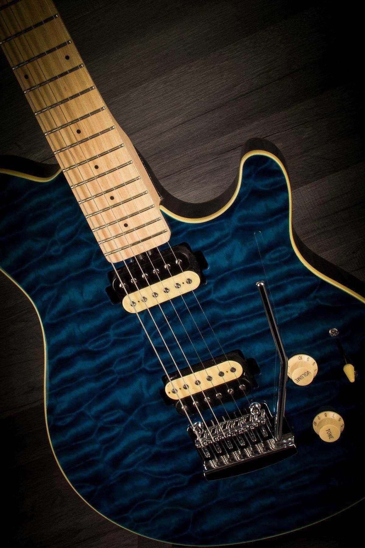 MusicMan Sterling SUB AX3 - Transparent Blue