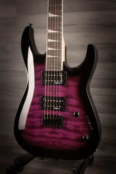 Jackson JS Series Dinky Arch Top JS32Q DKA HT Electric Guitar - Transparent Purple Burst