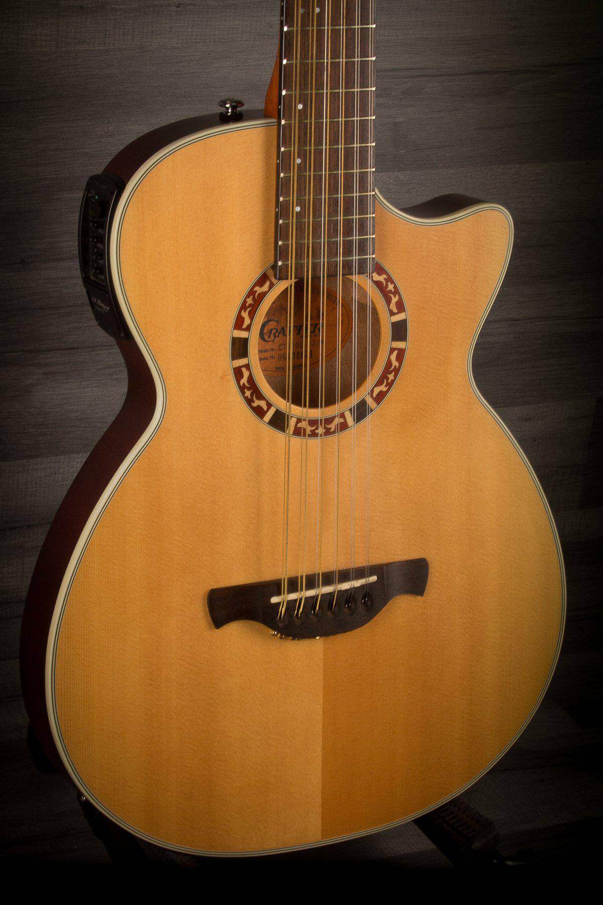 USED - Crafter CTS150-12N 12 String Electro Acoustic Guitar