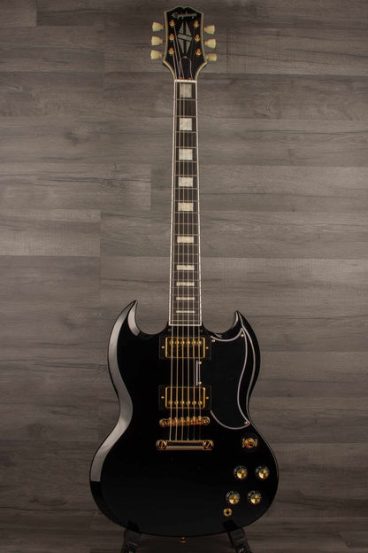 USED- Epiphone SG Custom Electric Guitar - Ebony