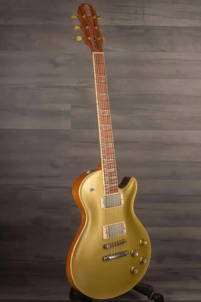 Patrick James Eggle Macon Carved Top Electric Guitar (#30913), Santos Rosewood Neck, Cream T GT57 Pickups