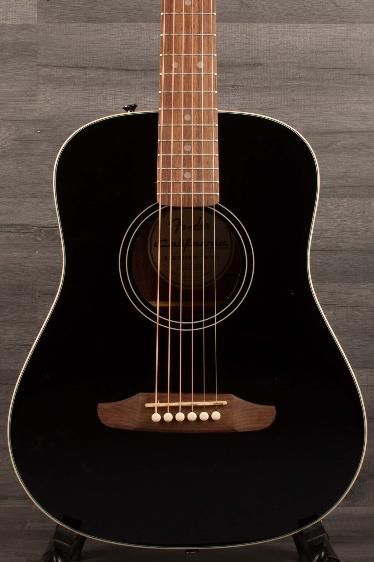 Fender California Standard Redondo™ Mini with Bag, Spruce Top, Black