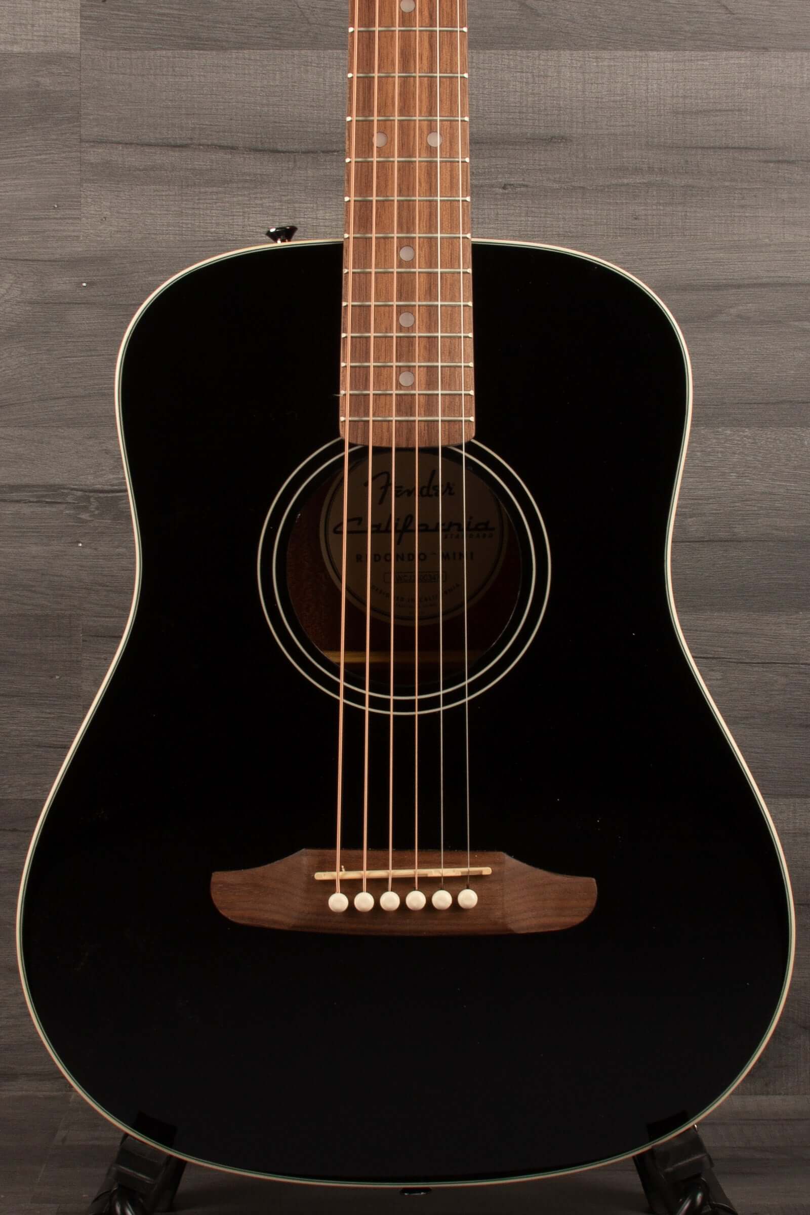 Fender California Standard Redondo™ Mini with Bag, Spruce Top, Black