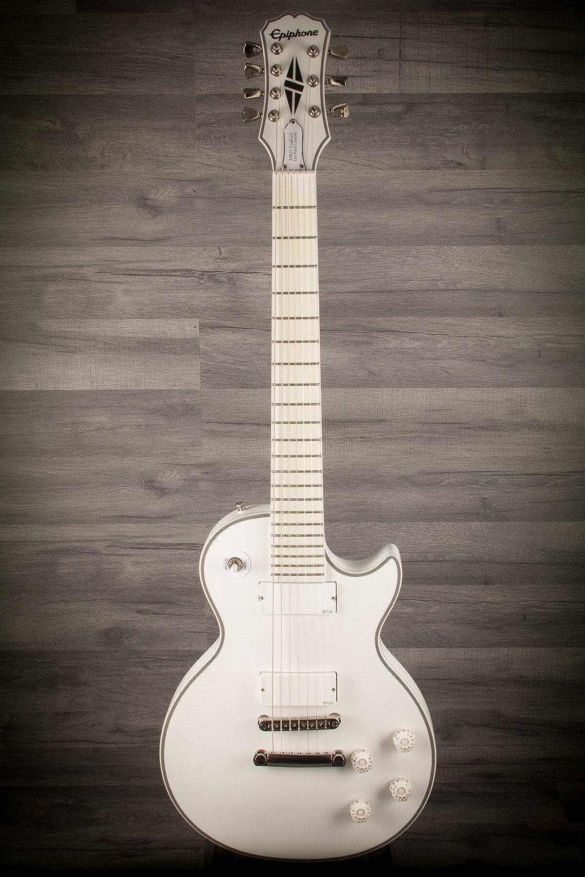 USED - Epiphone Matt Heafy Snofall 7-String Les Paul Custom