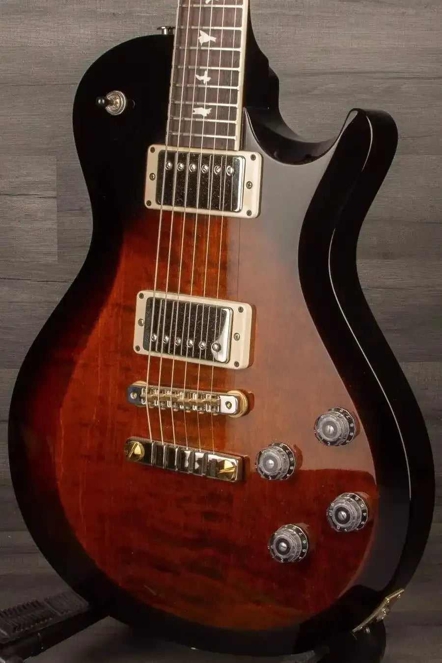 PRS S2 McCarty 594 Singlecut Electric Guitar, Burnt Amber Burst Finish