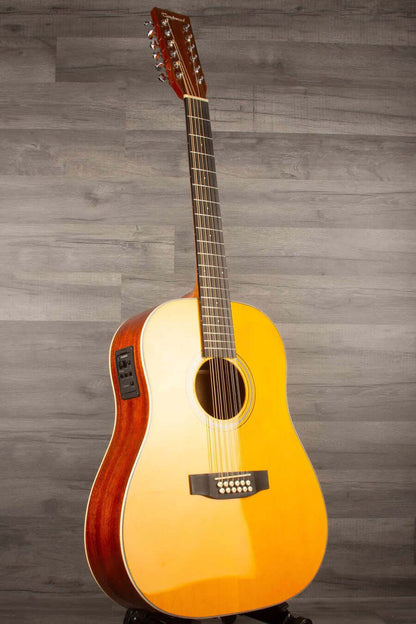 Tanglewood TW40-12-SDANE 12 String Slope Shoulder Dreadnought Acoustic Guitar - Hard Case