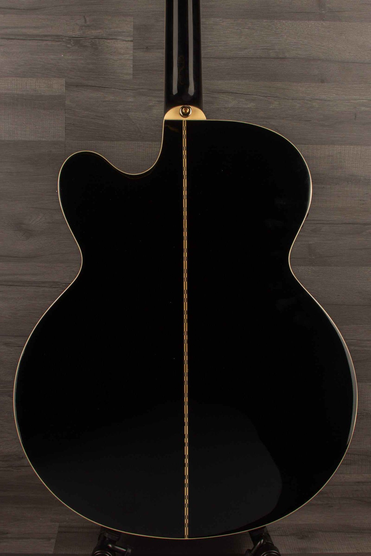 Epiphone J200 EC Studio Solid Top, Fishman Sonitone - Black, Acoustic Guitar