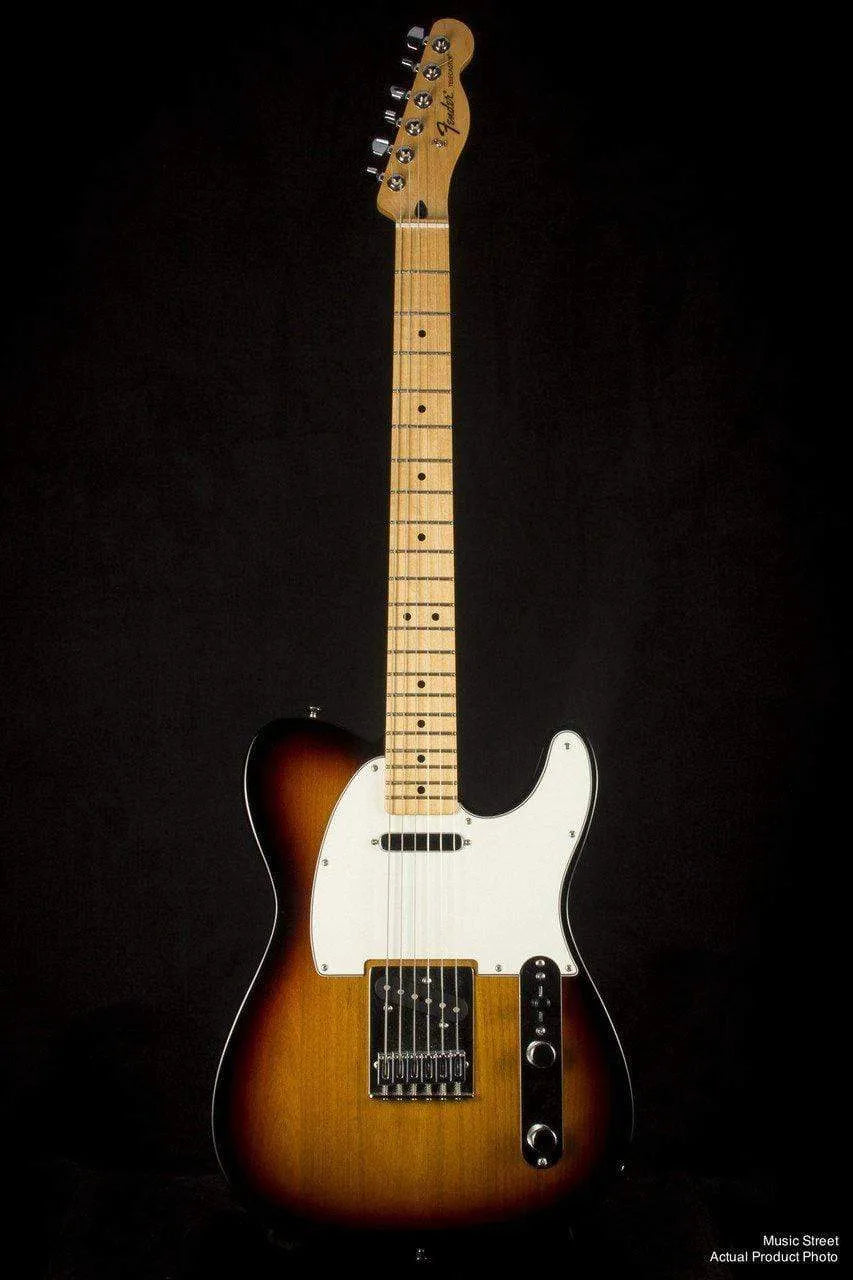 USED - Standard Telecaster 3 Tone Sunburst Maple Neck