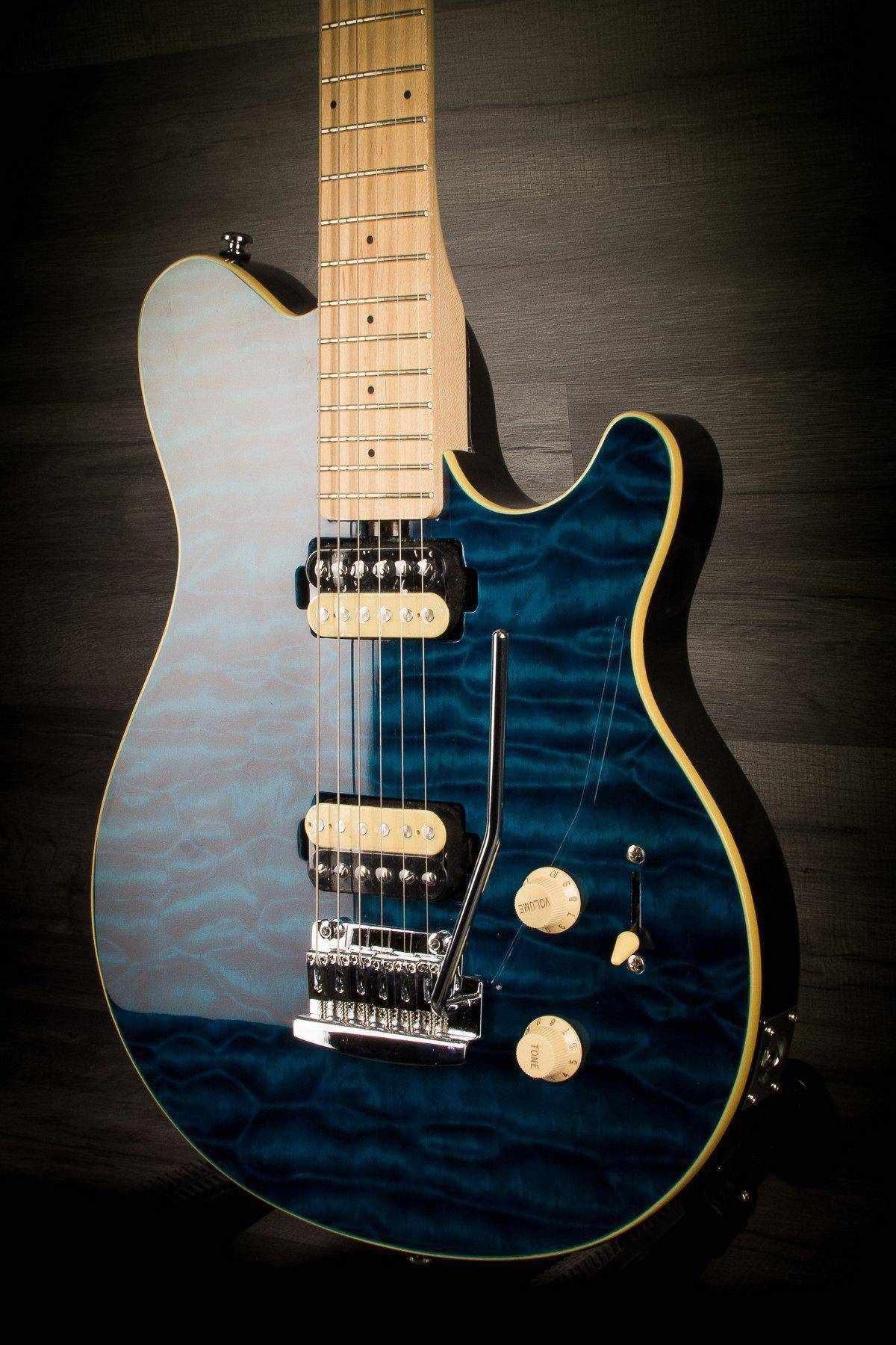 MusicMan Sterling SUB AX3 - Transparent Blue