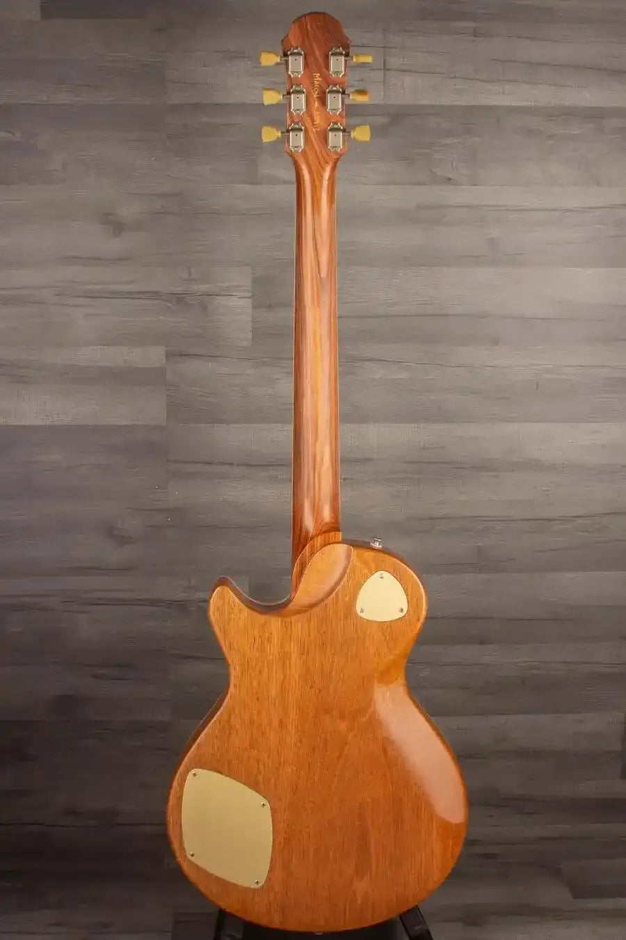 Patrick James Eggle Macon Carved Top Electric Guitar (#30913), Santos Rosewood Neck, Cream T GT57 Pickups