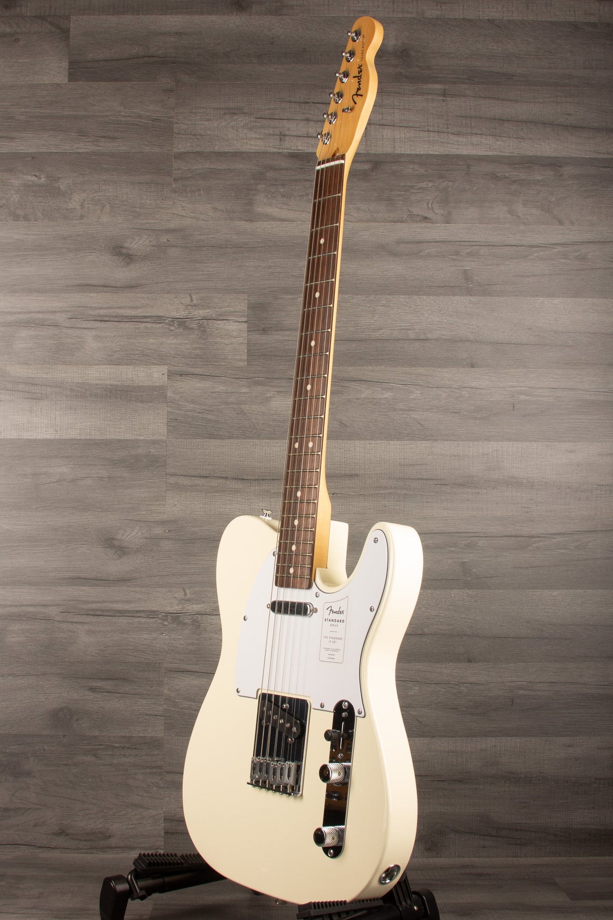 Fender Standard Telecaster Olympic White with Laurel Fingerboard and White Pickguard