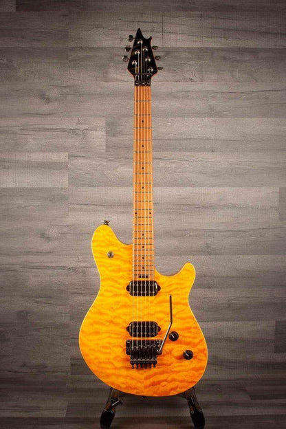 USED - EVH Wolfgang Wg Standard QM Transparent Amber