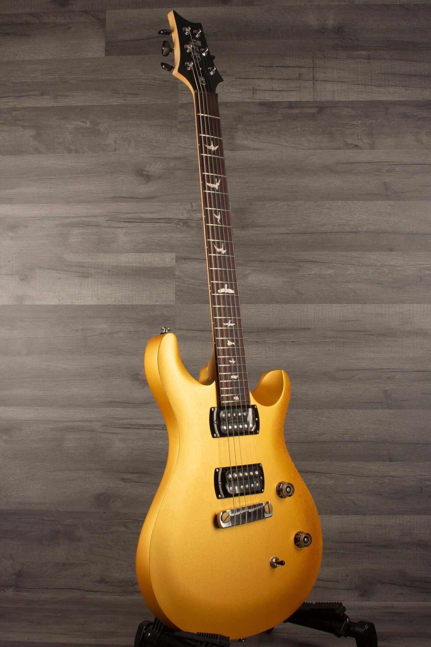 PRS SE CE24 Standard satin Stoptail - Metallic Gold