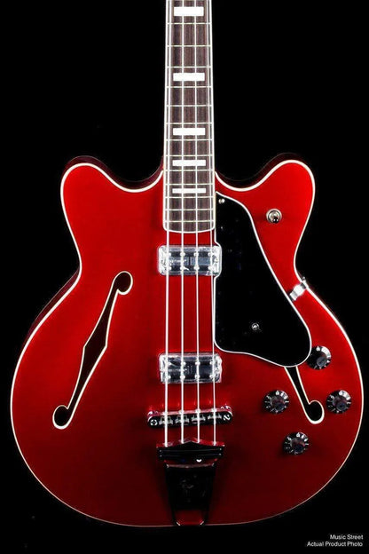 USED - Fender Coronado Bass Candy Apple Red With Hard Case