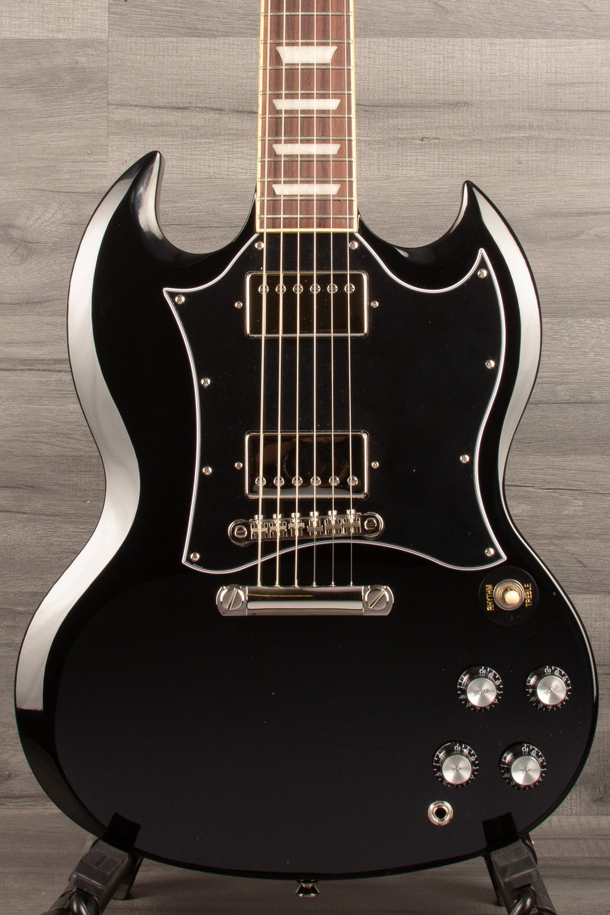 Epiphone SG Standard Ebony Electric Guitar - Classic Style & Powerful Sound