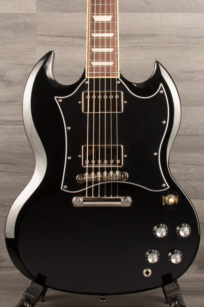 Epiphone SG Standard Ebony Electric Guitar - Classic Style & Powerful Sound