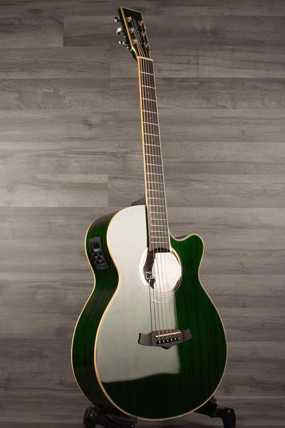 Tanglewood TW4CEFG Winterleaf Green Gloss Acoustic Guitar - Premium Quality and Unique Design