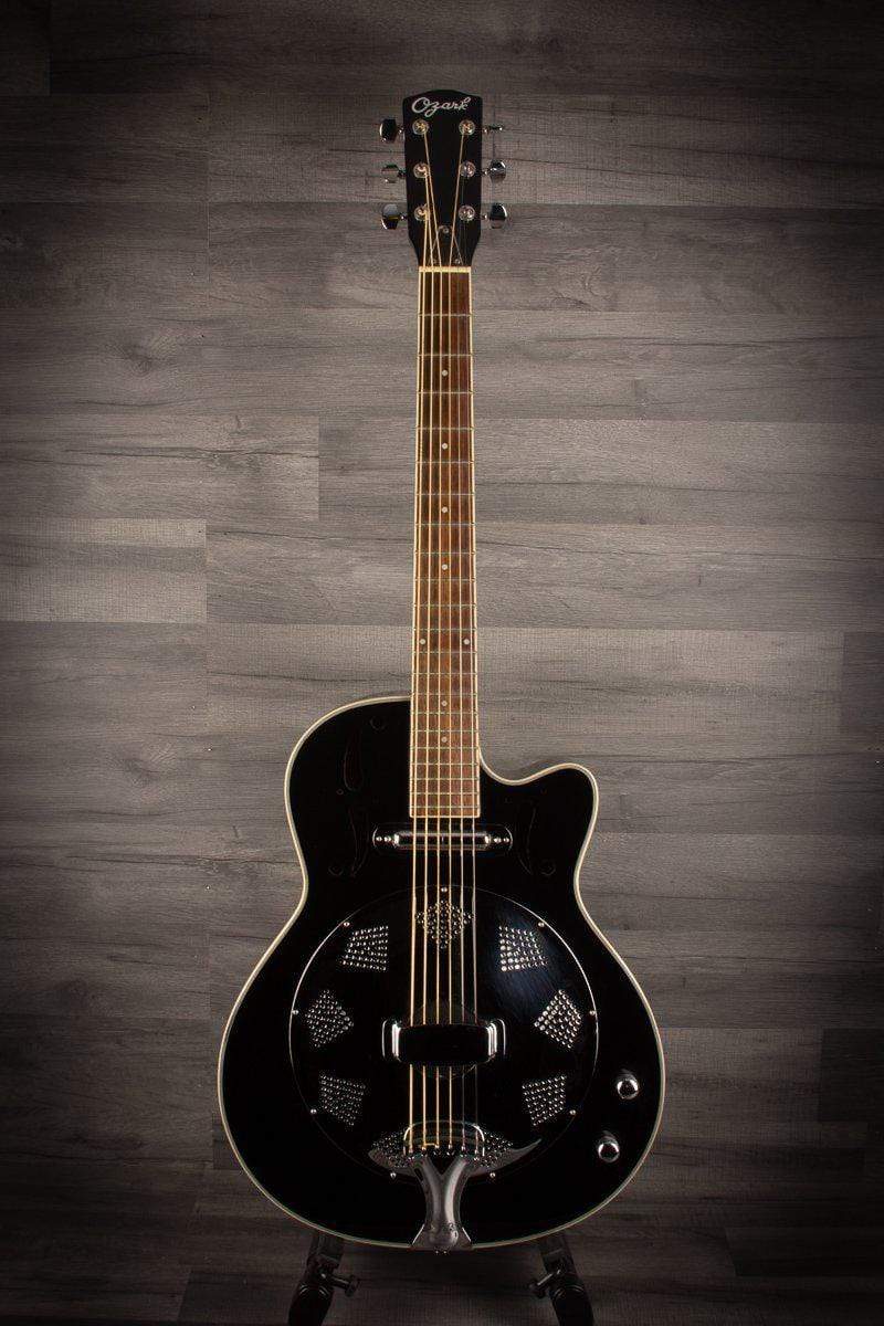 USED - Ozark 3515E Resonator Black Electro Cutaway