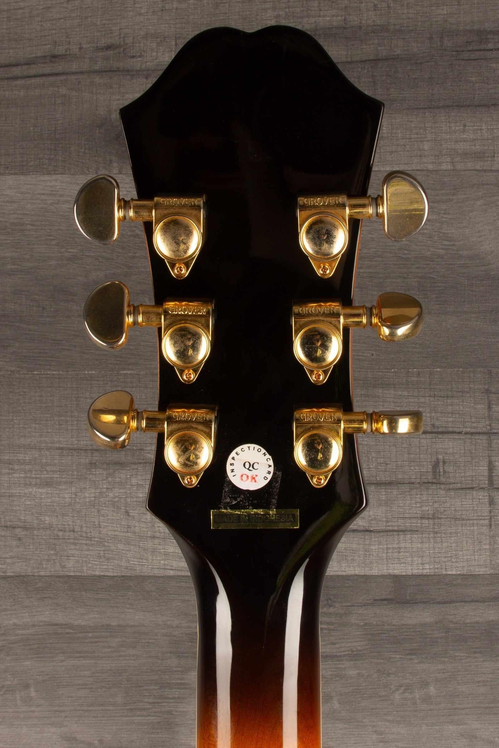 USED Epiphone J200 EC Studio Solid Top, Fishman Sonitone - Vintage Sunburst - Acoustic Guitar
