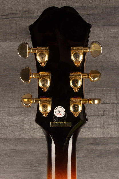 USED Epiphone J200 EC Studio Solid Top, Fishman Sonitone - Vintage Sunburst - Acoustic Guitar