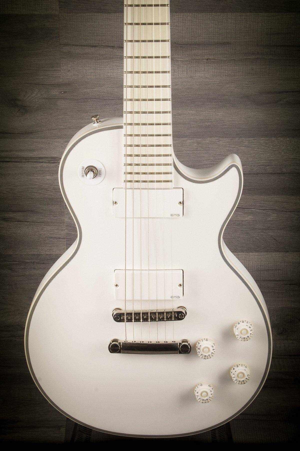 USED - Epiphone Matt Heafy Snofall 7-String Les Paul Custom