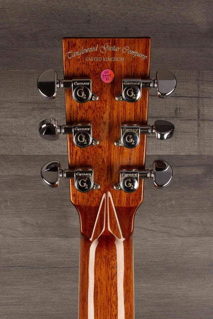 Tanglewood - TW4CENALH Winterleaf Super Folk Natural, Acoustic Guitar - Left handed