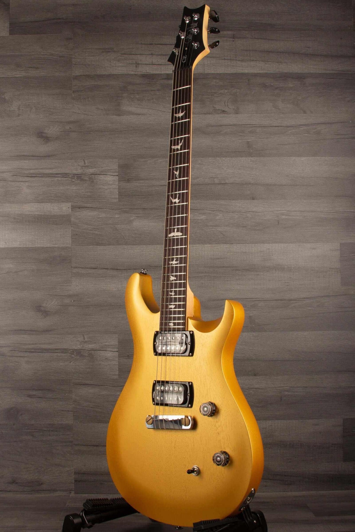 PRS SE CE24 Standard satin Stoptail - Metallic Gold