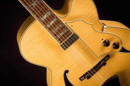 USED - Ibanez AF105 Hollowbody Electric Guitar - Natural inc hard case