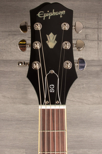 Epiphone SG Standard Ebony Electric Guitar - Classic Style & Powerful Sound