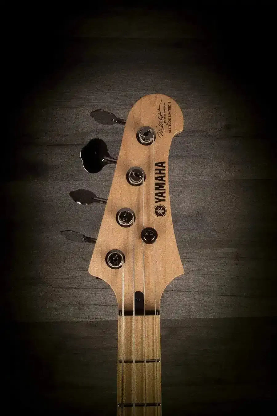 Yamaha Attitude Limited 3 Bass Guitar - Sonic Blue, Billy Sheehan Signature Model - 34" Scale, DiMarzio Pickup