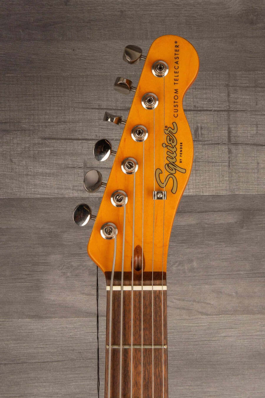 Squier  Classic Vibe Baritone Custom Telecaster®, Laurel Fingerboard, Parchment Pickguard, Satin Black