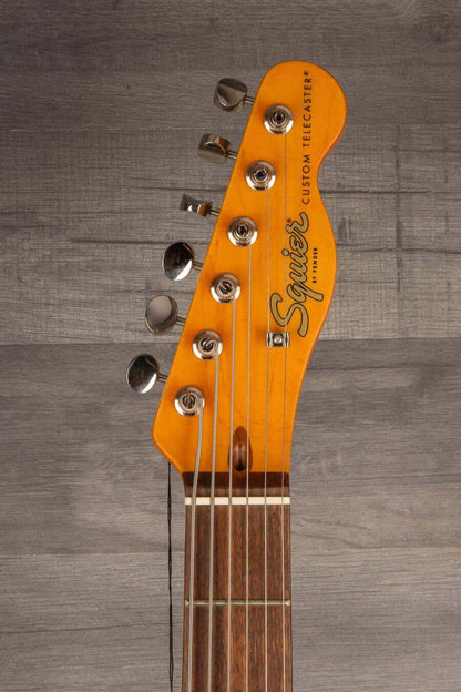 Squier  Classic Vibe Baritone Custom Telecaster®, Laurel Fingerboard, Parchment Pickguard, Satin Black