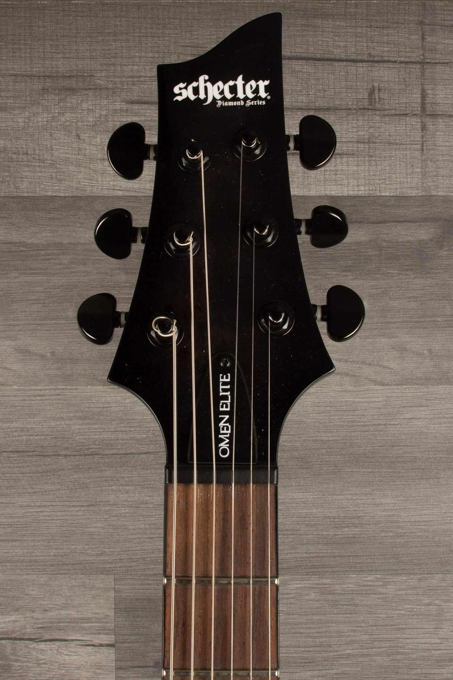 USED -  Schecter Omen Elite - See through Black