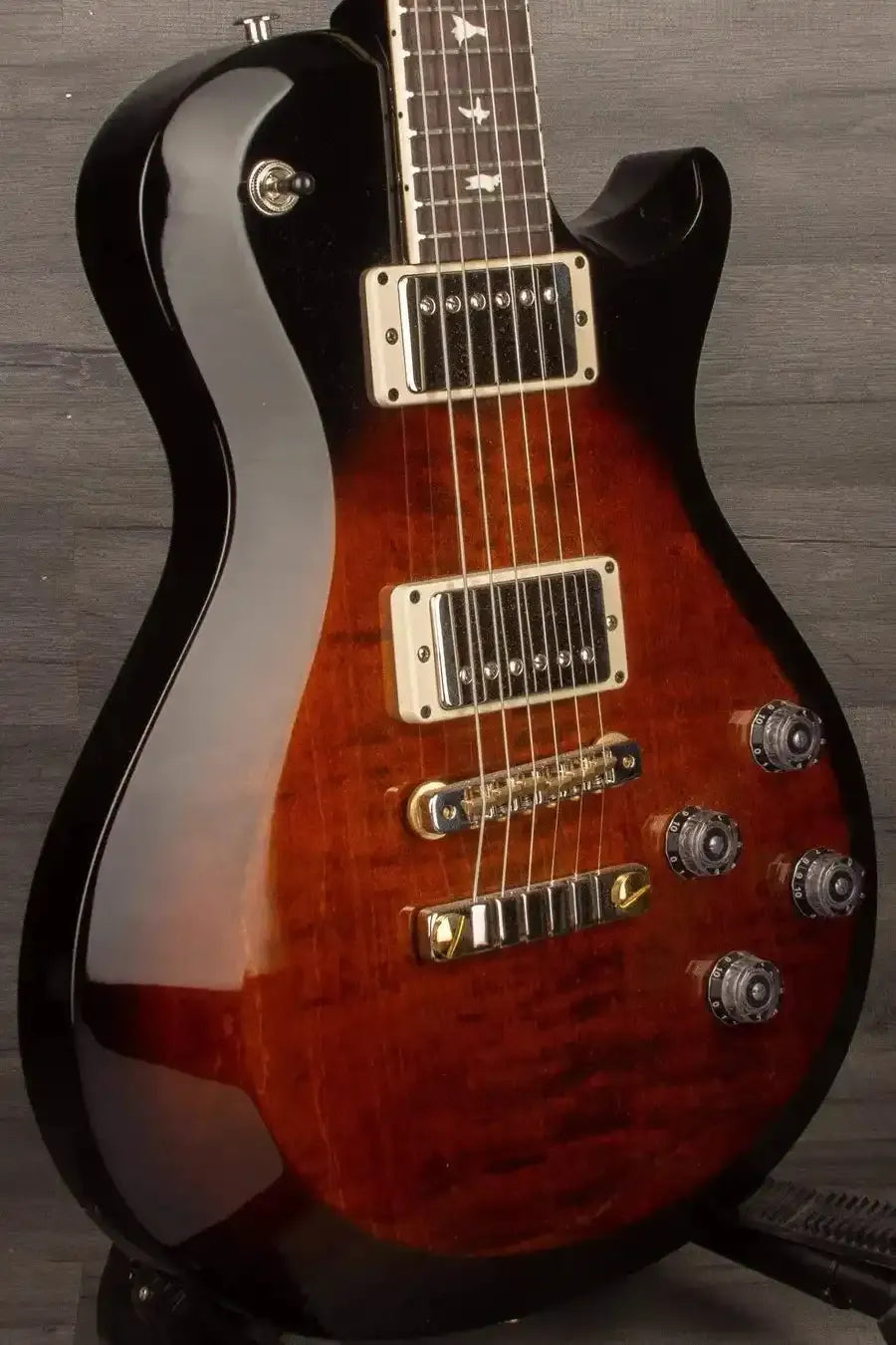 PRS S2 McCarty 594 Singlecut Electric Guitar, Burnt Amber Burst Finish
