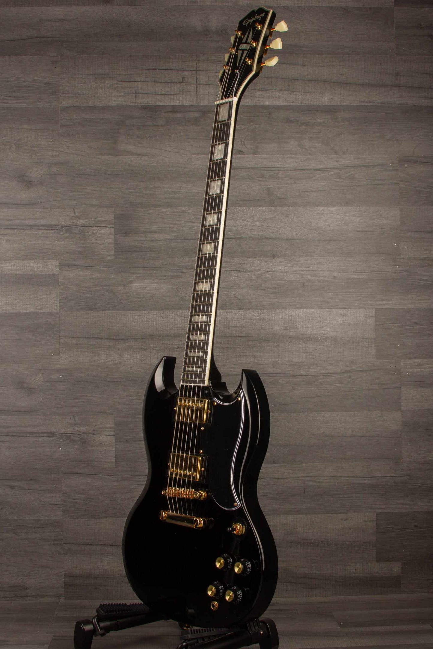 USED- Epiphone SG Custom Electric Guitar - Ebony