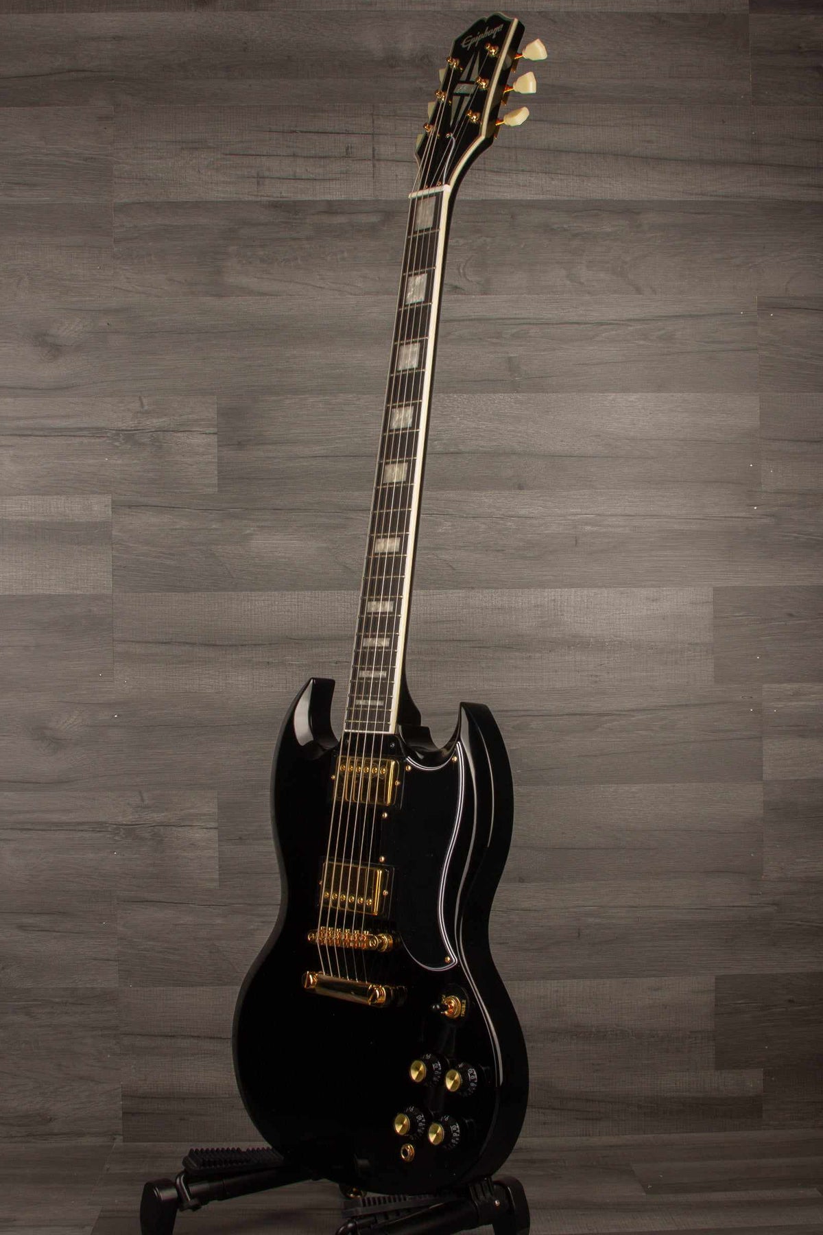 USED- Epiphone SG Custom Electric Guitar - Ebony
