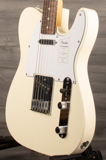 Fender Standard Telecaster Olympic White with Laurel Fingerboard and White Pickguard