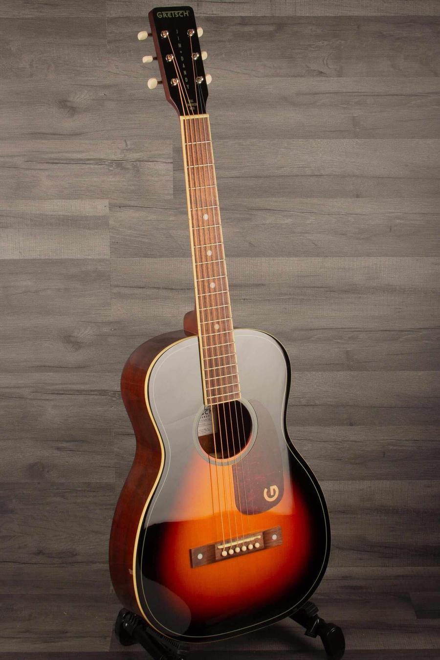 Gretsch  Jim Dandy™ Parlor, Walnut Fingerboard, Black Pickguard, Heritge Burst