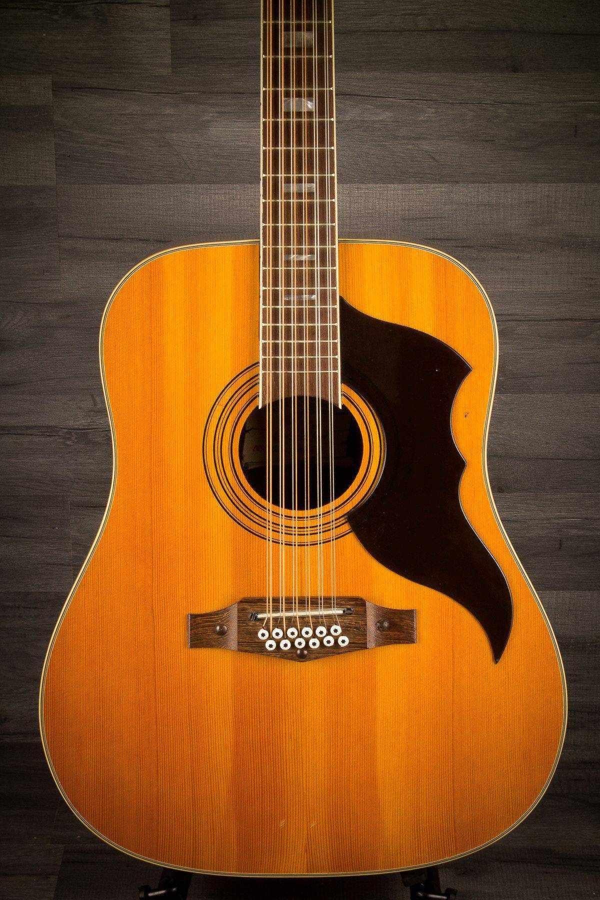 USED - 1970's EKO Ranger 12 String Acoustic Guitar