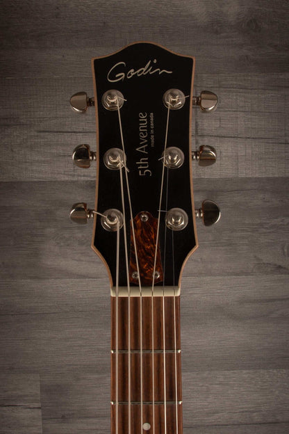 USED - Godin 5Th Avenue Kingpin P90 - Cognac Burst