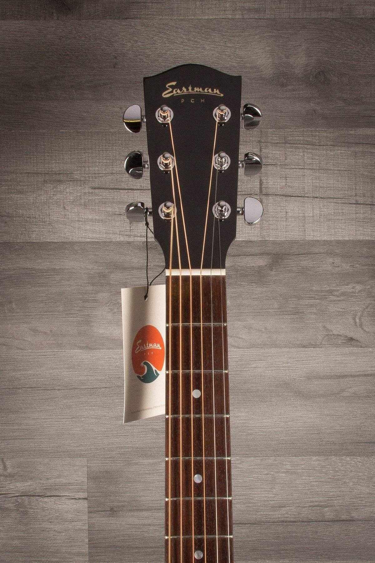 Eastman PCH3 GACE Ltd  Trans Black- Grand Auditorium Electro Acoustic Guitar WITH Gig Bag