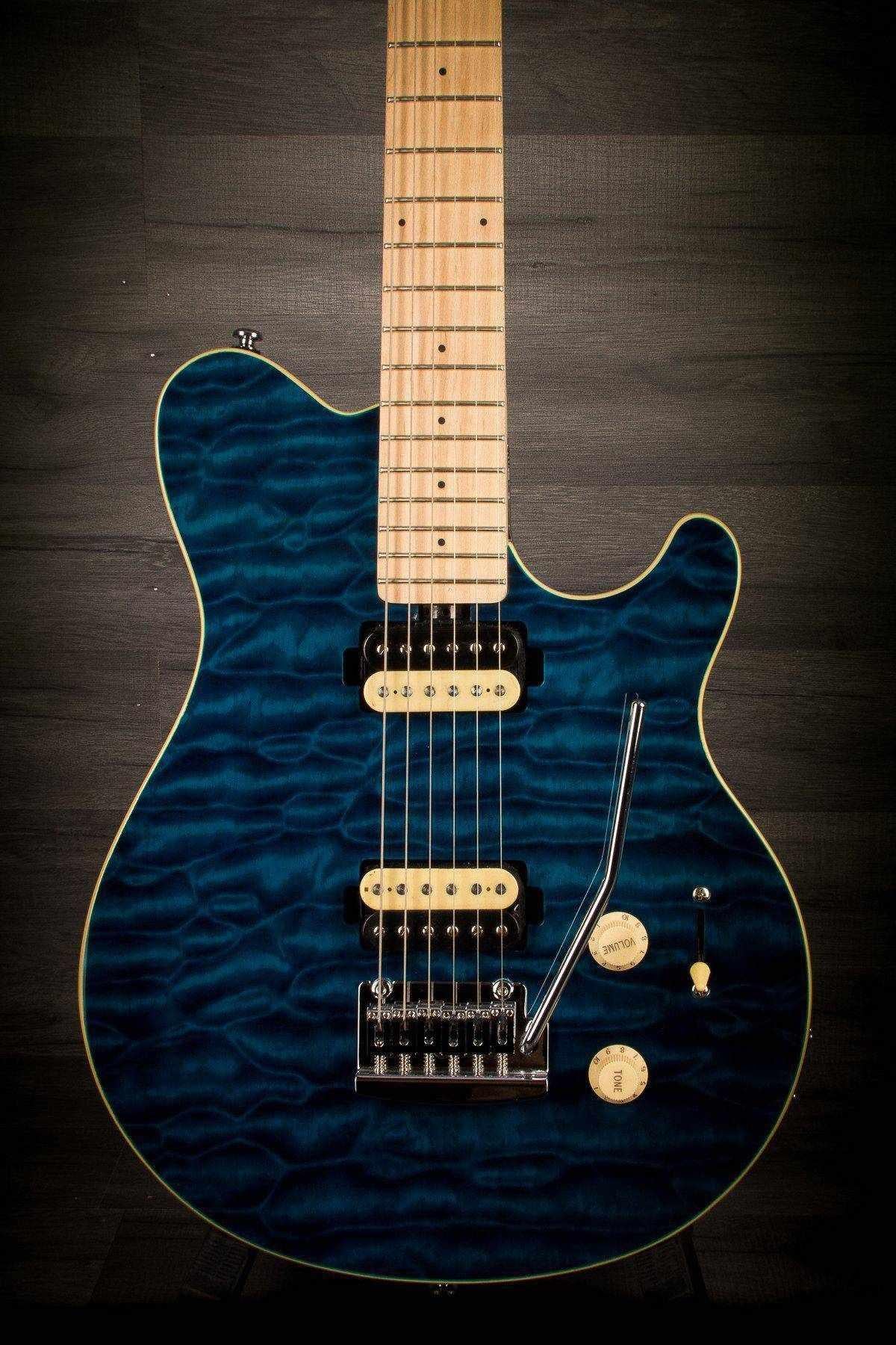 MusicMan Sterling SUB AX3 - Transparent Blue
