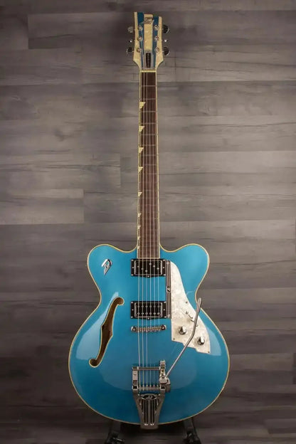 Duesenberg Fullerton Elite Electric Guitar Catalina Blue With Hard Case