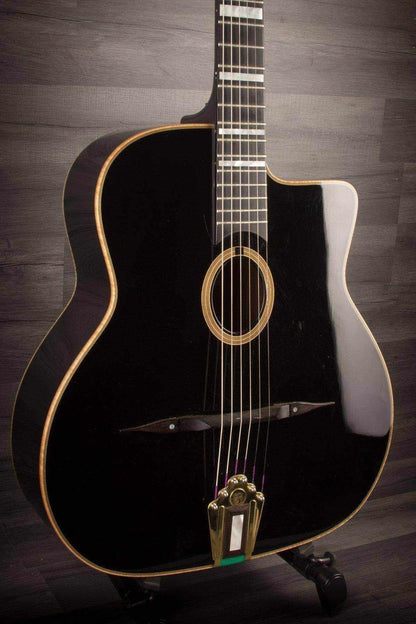 USED - Dell Arte Tuxedo Gypsy Jazz guitar including hard case