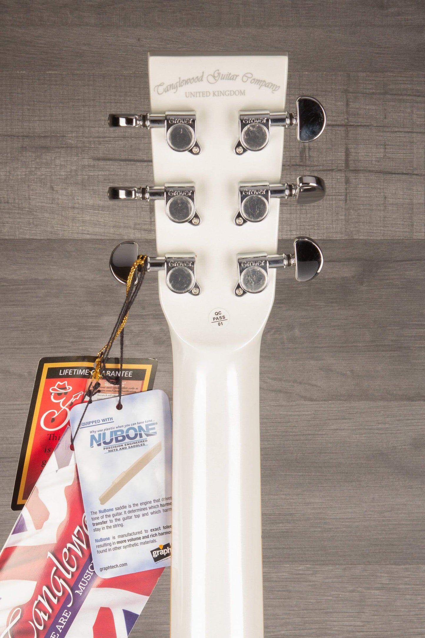 Tanglewood TW4 BLW Super Folk Electro-Acoustic, Whitsunday White Gloss