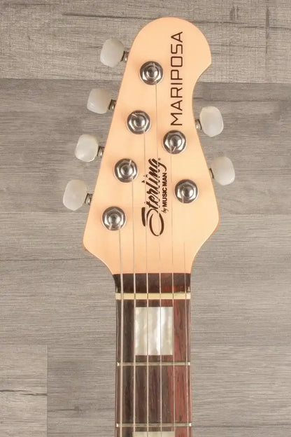USED Sterling Mariposa Pink Guitar with Walnut Neck - Premium Quality Used Sterling Mariposa Guitar