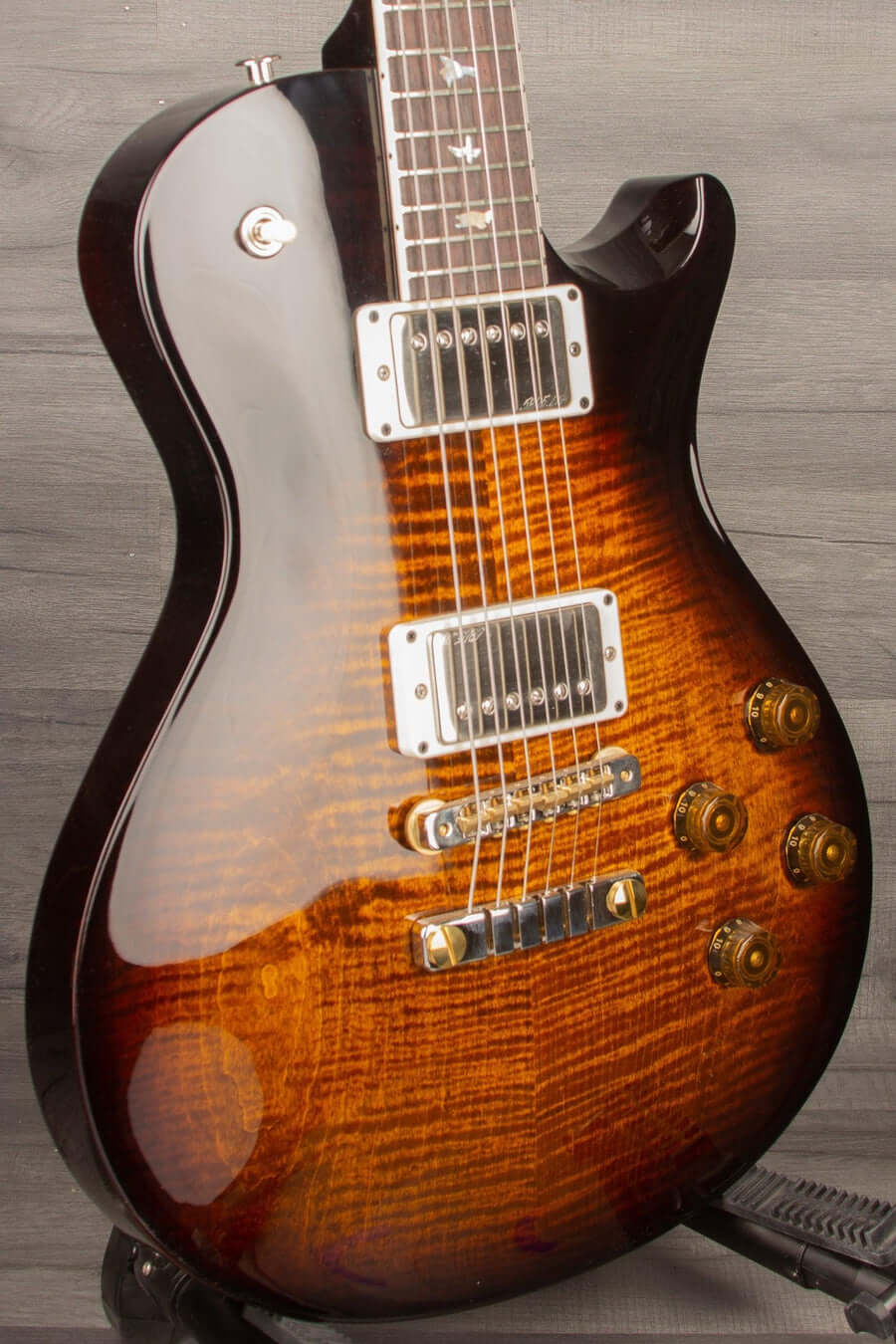 PRS McCarty SC594 Electric Guitar s#0331322 – 58/15 LT+ Pickups, Black Gold Wrap