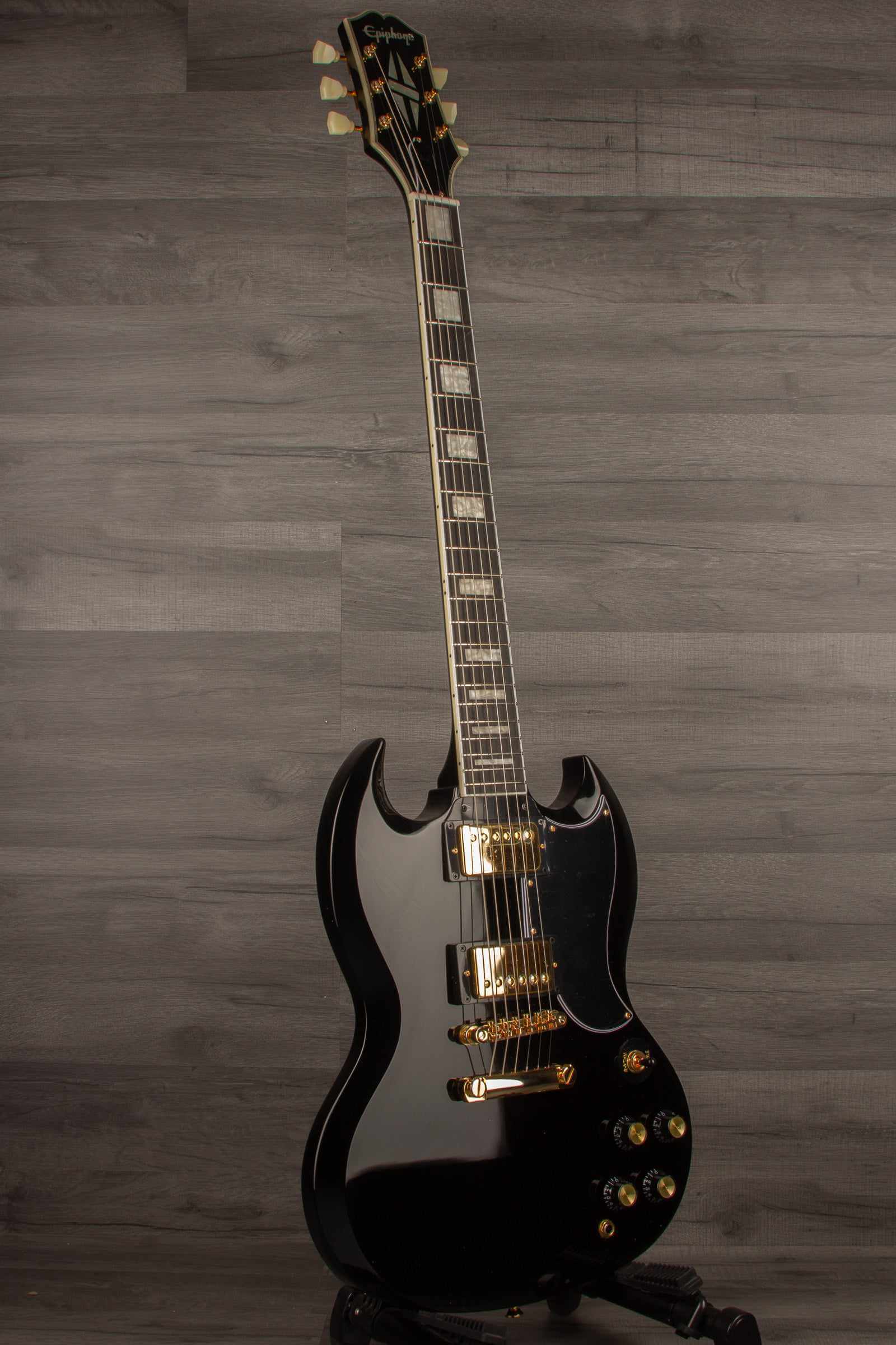 USED- Epiphone SG Custom Electric Guitar - Ebony